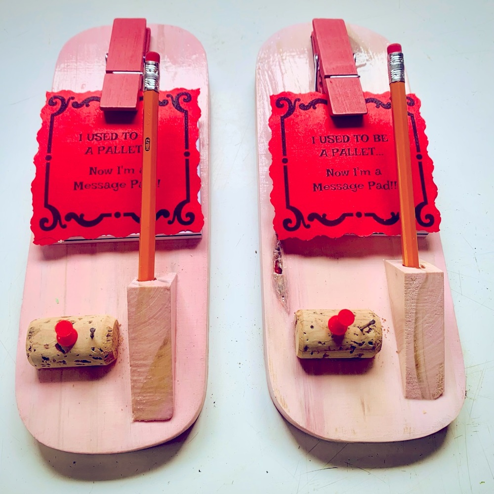 Pallet Board Memo Boards Handmade/ Repurposed